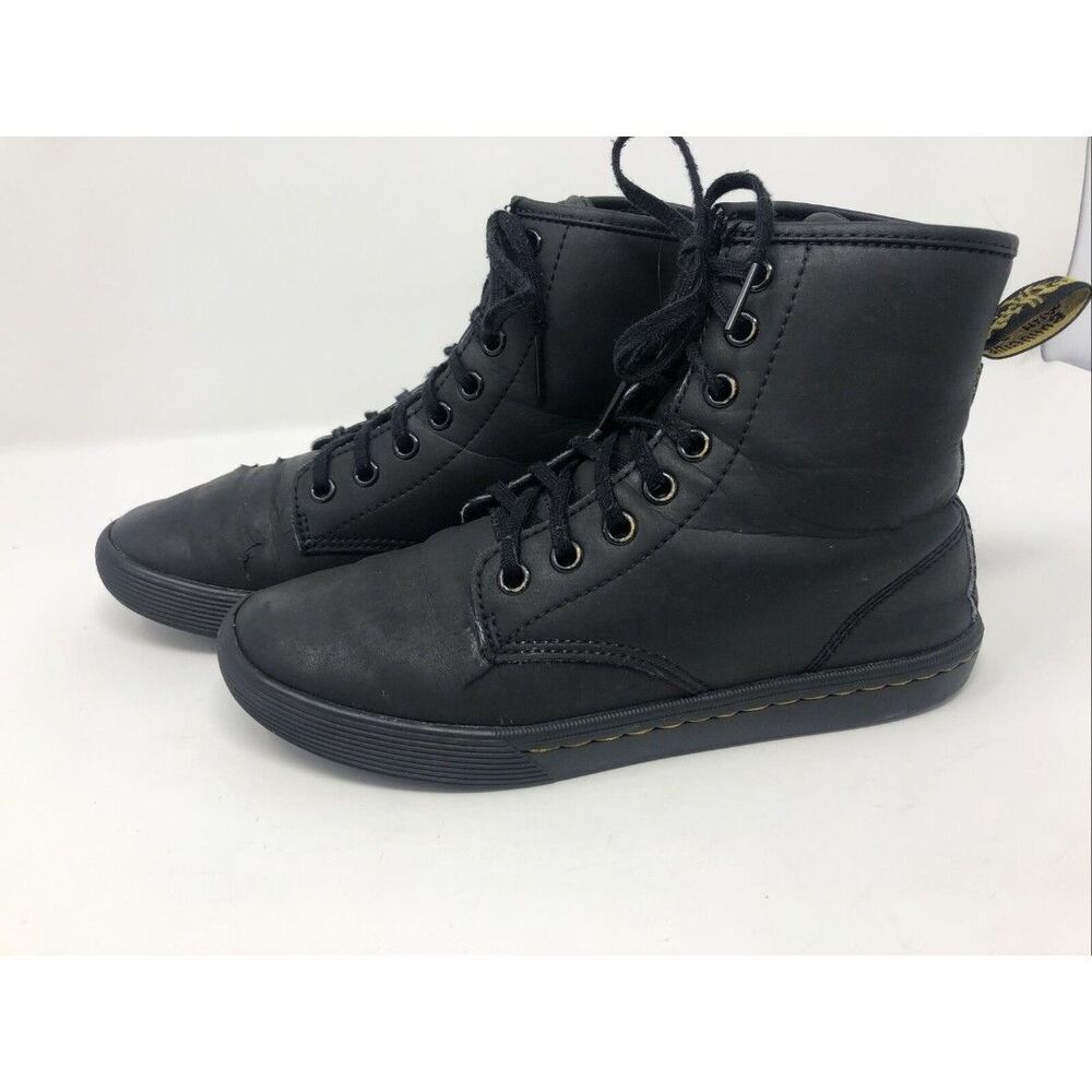 Dr. Martens Docs Doc Womens Sheridan Hightop Sneakers Boots Black 5 JY004 SK08U - Picture 9 of 12